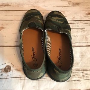 Camp slips on shoes